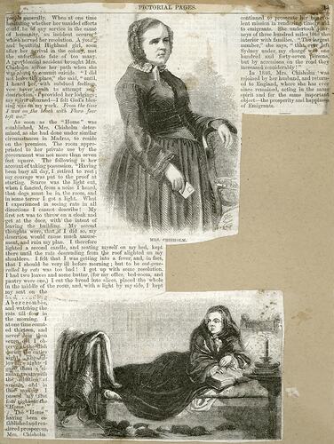 Scrapbook - Caroline Chisholm, circa 1844-1861