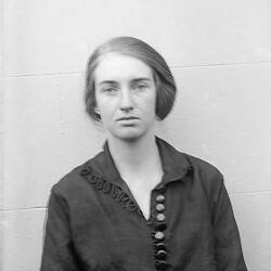 Glass Negative - Edythe Ellison Harvie, Melbourne, circa 1919 - 1922