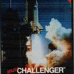 Cover of box containing Mac Challenger computer game