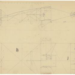 Plan - Duigan Biplane, Final Design, John R. Duigan, Mia Mia, Victoria, Australia, circa 1909