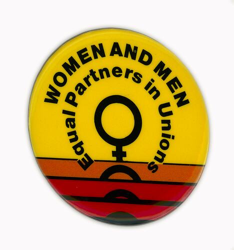 Badge - Women and Men Equal Partners in Unions