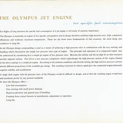 Bristol Olympus Jet Engine
