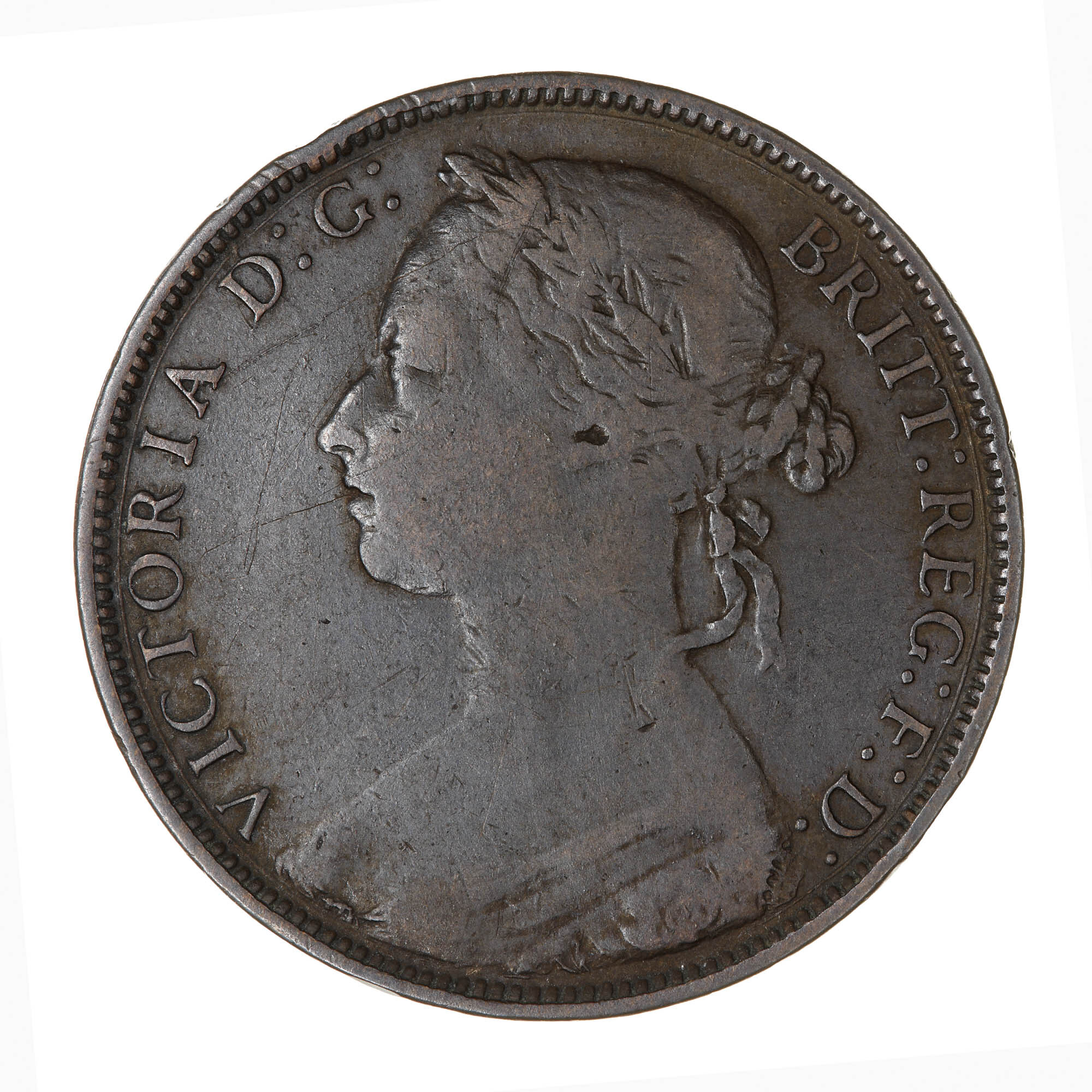 Penny Queen Victoria Great Britain 1881 Coin