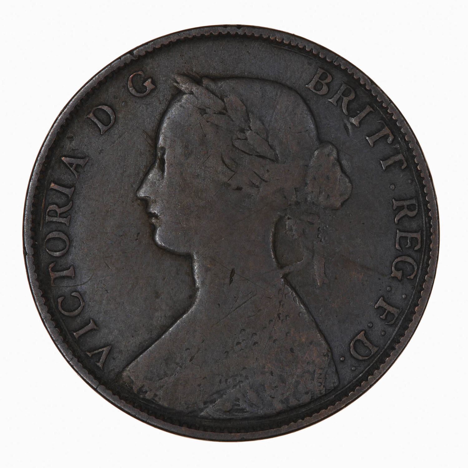 Coin Halfpenny Queen Victoria Great Britain 1860   379987 Medium 