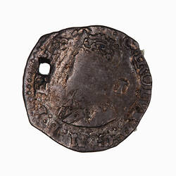 Coin - Penny, Charles I, Great Britain,  circa 1639 (Obverse)