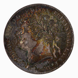 Coin - Groat, George IV, Great Britain, 1828 (Obverse)