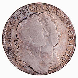 Coin - 1 Shilling, William and Mary, Great Britain, 1693 (Obverse)