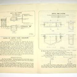 Pamphlet - 'Septic Tank System for Farms and Isolated Dwellings', Commission of Public Health, Victoria, 1950