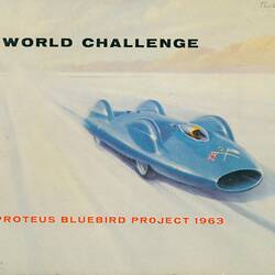 Descriptive Booklet - Donald Campbell, 'Proteus Bluebird Project' 1963