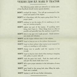 Vickers Mark IV Tractor