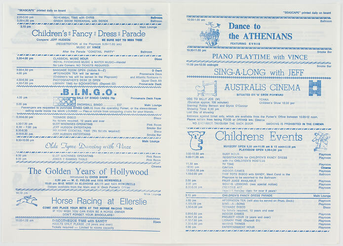 Newsletter - Seascape, 15/03/1977