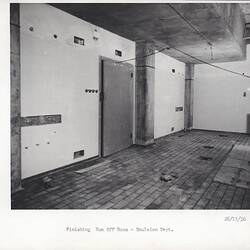Photograph - Kodak Australasia Pty Ltd, Finishing Run Off Room, Building 2 Emulsion Making, Kodak Factory, Coburg, 1958