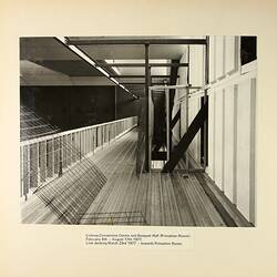 Photograph - Decking of Aerial Link to Convention Centre, Exhibition Building, Melbourne, 1977