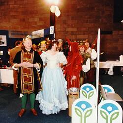 Photograph - The Royal Party, Melbourne Meeting Mart, Great Hall, National Gallery of Victoria, Melbourne, 20 Jul 1982