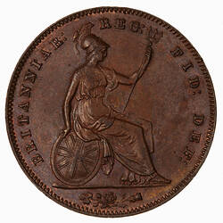 Coin - Penny, Queen Victoria, Great Britain, 1854 (Reverse)