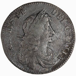 Coin - Halfcrown, Charles II, Great Britain, 1670 (Obverse)