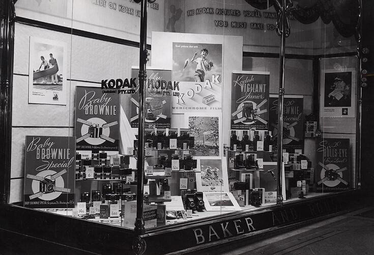Photograph - Kodak, Shop Front Display