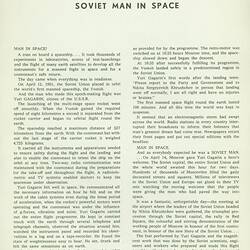 Soviet Man in Space