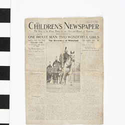 Newspaper - 'The Children's Newspaper', Library, Doll's House, 'Pendle Hall', 1940s