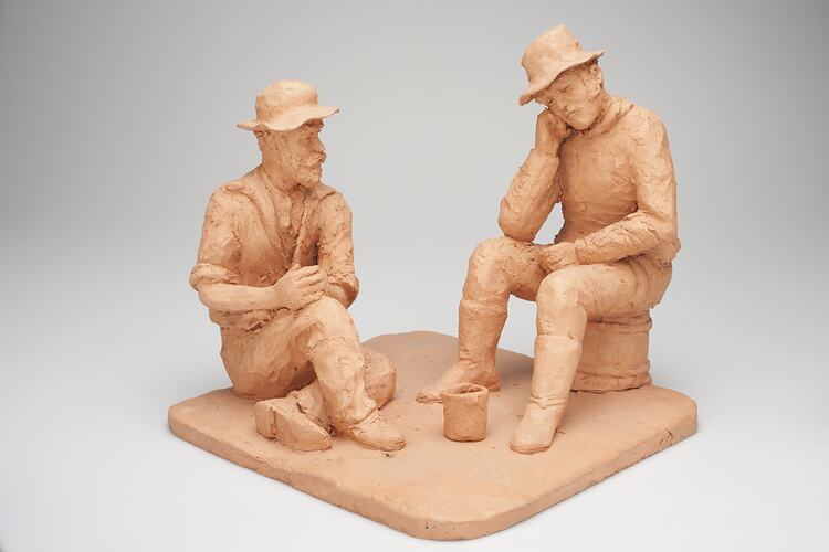 Sculpture - 'Bad Results', Mr. Leon Wolowski, Clay, circa 1984