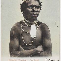 Postcard - Australian Aborigine,