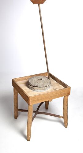 Grinding Mill - Wood & Stone, Italy, circa 1939