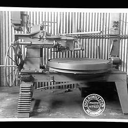 Glass Negative - Chas Ruwolt Pty Ltd, Rubber Tread Engraving Machine for Olympic Tyre & Rubber Co., 1934