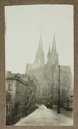 Photograph - Back Of Cologne Cathedral, Driver Cyril Rose, World War I, 1916-1919