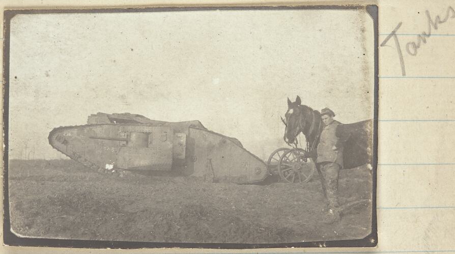 Tank, Somme, France, Sergeant John Lord, World War I, 1916