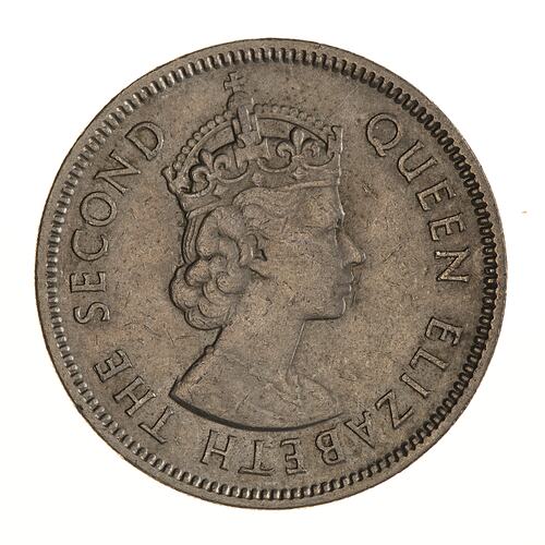 Coin - 50 Cents, Hong Kong, 1965