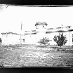 Glass Negative - Main Building, Melbourne Observatory, South Yarra, Victoria, post 1883
