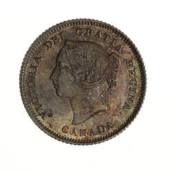Specimen Coin - 5 Cents, Canada, 1881