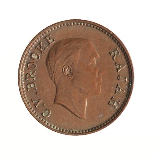 Coin - 1/2 Cent, Sarawak, 1933