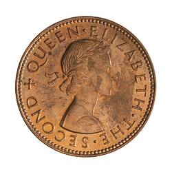 Coin - 1/2 Penny, New Zealand, 1964