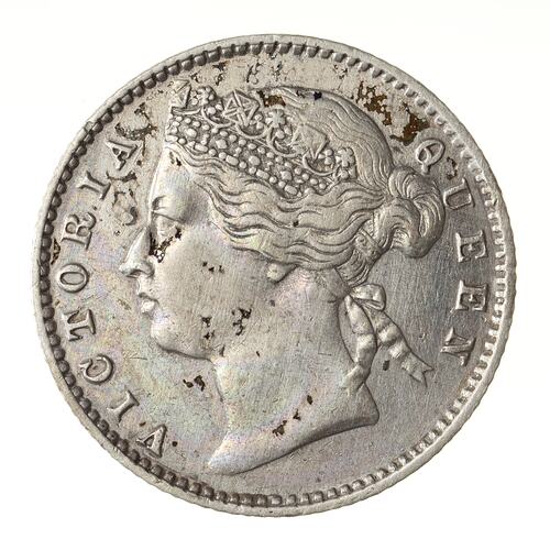 Coin - 20 Cents, Mauritius, 1883