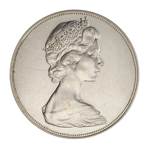 Pattern Coin - 1 Dollar, New Zealand, 1966