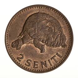Coin - 2 Seniti, Tonga, 1967