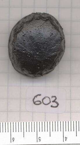Core-shaped tektite.