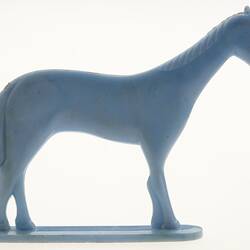 Toy Horse - Blue Plastic, circa 1950s