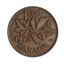 Coin - 1 Cent, Canada, 1973