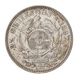 Coin - 2 & 1/2 Shillings, South Africa, 1897