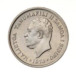 Coin - 5 Sene, Samoa, 1974