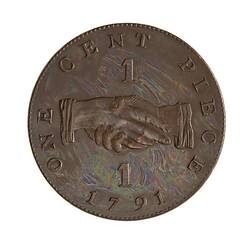 Proof Coin - 1 Cent, Sierra Leone, 1791