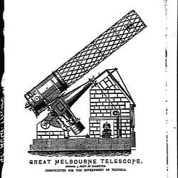 Negative - Great Melbourne Telescope, Diagram