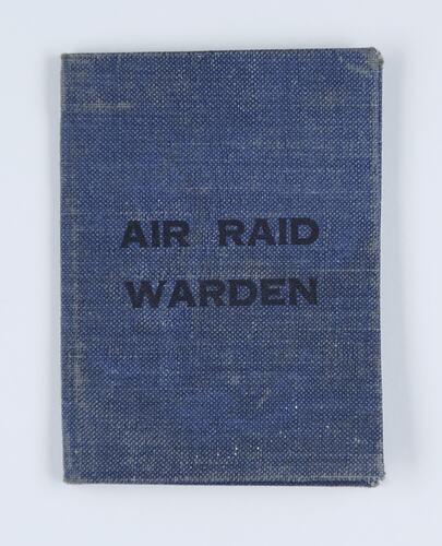 Identity Card - Air Raid Warden, Herbert Blakeley, 21 Nov 1939