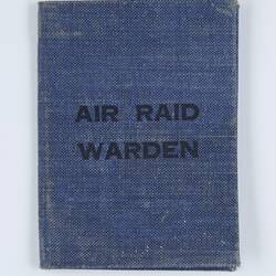 Identity Card - Air Raid Warden, Herbert Blakeley, 21 Nov 1939