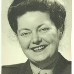 Photograph - Half-Portrait of Esma Banner in Uniform, Germany, circa 1945-1951