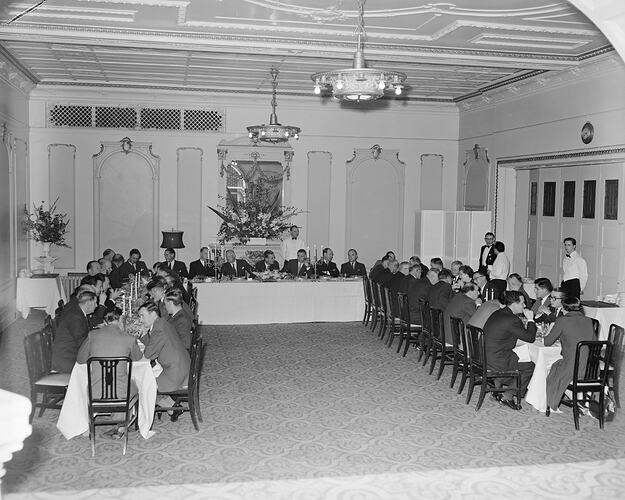 Imperial Chemical Industries, Social Function, Menzies Hotel, Melbourne, Victoria, 1958