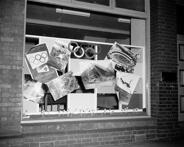 Window Display, Olympic Games, Melbourne, Victoria, 1956