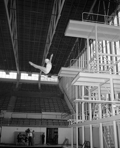 Diving Platform, Swimming Pool, Olympic Park, Melbourne, Victoria, 1956